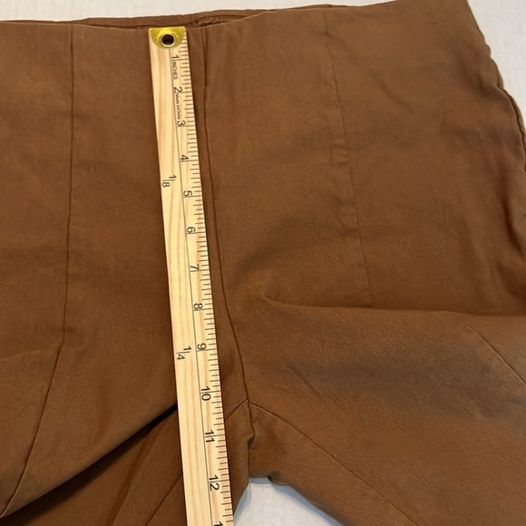 Chico's So Slimming Brigitte Ankle Pants in Dark Butterscotch Size 8 - Picture 6 of 13